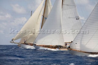 startline at the Panerai Classic regatta Mahon, Minorca