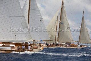 startline at the Panerai Classic regatta Mahon, Minorca