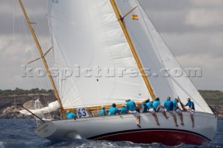 Skylark winner of the Panerai trophy Copa del Rey Mahon Regatta 2012