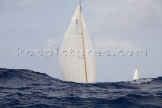 COPA DEL REY DE BARCOS DE ÃPOCA 2012 Panerai Classic series, Leonore winner of the event helmed by Mauro Pellaschier