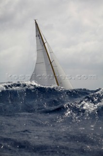 COPA DEL REY DE BARCOS DE Ã‰POCA 2012 Panerai Classic series, Leonore winner of the event helmed by Mauro Pellaschier