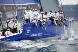 Maxi Yacht Rolex Cup 2012, Porto Cervo, Sardinia Russian yacht Esimit Europa, Reichel Pugh design