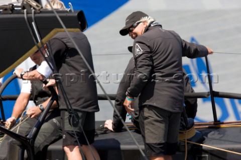 Maxi Yacht Rolex Cup 2012 Porto Cevo Sardinia Brad Butterworth on Jethou