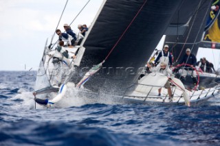 Maxi Yacht Rolex Cup 2012, Porto Cevo, Sardinia, Belle Mente & Stig