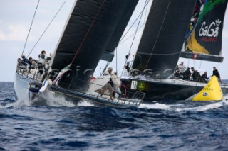 Maxi Yacht Rolex Cup 2012, Porto Cevo, Sardinia, Belle Mente & Stig