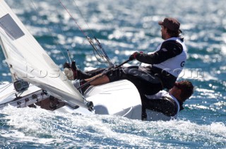 London 2012   Portland  Olympic Games  Star Class  GBR  Iain PERCY and Andrew SIMPSON