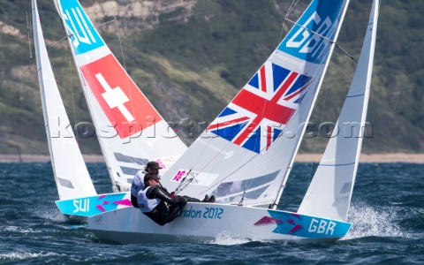 London 2012  Olympic Games  Star Class  GBR  Iain PERCY and Andrew SIMPSON